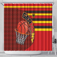 Basketball Fan Jersey Germany Shower Curtain Die Mannschaft 2025 - Wonder Print Shop