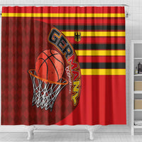Basketball Fan Jersey Germany Shower Curtain Die Mannschaft 2025 - Wonder Print Shop
