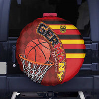 Basketball Fan Jersey Germany Spare Tire Cover Die Mannschaft 2025 - Wonder Print Shop
