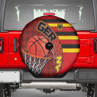 Basketball Fan Jersey Germany Spare Tire Cover Die Mannschaft 2025 - Wonder Print Shop