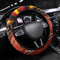 Basketball Fan Jersey Germany Steering Wheel Cover Die Mannschaft 2025 - Wonder Print Shop