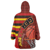Basketball Fan Jersey Germany Wearable Blanket Hoodie Die Mannschaft 2025 - Wonder Print Shop