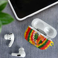 Lithuania Basketball AirPods Case Champions Skeleton of The Baltic Tie Dye Style - Wonder Print Shop