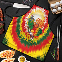 Lithuania Basketball Apron Champions Skeleton of The Baltic Tie Dye Style - Wonder Print Shop