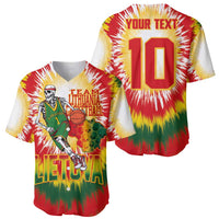 Custom Lithuania Basketball Baseball Jersey Champions Skeleton of The Baltic Tie Dye Style - Wonder Print Shop