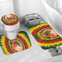 Lithuania Basketball Bathroom Set Champions Skeleton of The Baltic Tie Dye Style - Wonder Print Shop