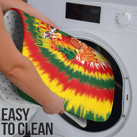 Lithuania Basketball Bathroom Set Champions Skeleton of The Baltic Tie Dye Style - Wonder Print Shop