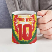 Custom Lithuania Basketball Ceramic Mug Champions Skeleton of The Baltic Tie Dye Style - Wonder Print Shop