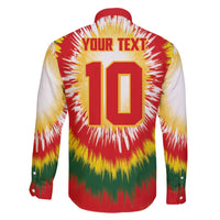 Custom Lithuania Basketball Family Matching Summer Maxi Dress and Hawaiian Shirt Champions Skeleton of The Baltic Tie Dye Style - Wonder Print Shop