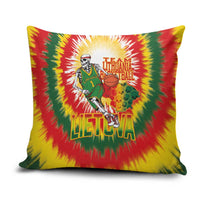 Lithuania Basketball Pillow Cover Champions Skeleton of The Baltic Tie Dye Style - Wonder Print Shop