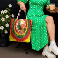 Lithuania Basketball Tote Bag Champions Skeleton of The Baltic Tie Dye Style - Wonder Print Shop