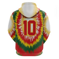 Custom Lithuania Basketball Zip Hoodie Champions Skeleton of The Baltic Tie Dye Style - Wonder Print Shop