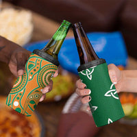 Australia And Ireland Rugby Custom 4 in 1 Can Cooler Tumbler Walllabies And Shamrock Together