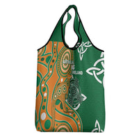 Australia And Ireland Rugby Grocery Bag Walllabies And Shamrock Together