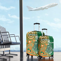 Australia And Ireland Rugby Luggage Cover Walllabies And Shamrock Together
