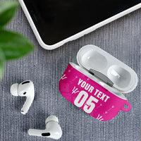 Custom Barbados 2026 Cricket AirPods Case Tridents Rise Pink Version