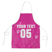 Custom Barbados 2026 Cricket Apron Tridents Rise Pink Version