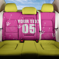Custom Barbados 2026 Cricket Back Car Seat Cover Tridents Rise Pink Version