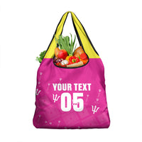 Custom Barbados 2026 Cricket Grocery Bag Tridents Rise Pink Version