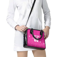 Custom Barbados 2026 Cricket Shoulder Handbag Tridents Rise Pink Version