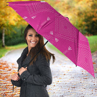 Custom Barbados 2026 Cricket Umbrella Tridents Rise Pink Version