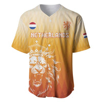 Custom Netherlands 2024 Football Baseball Jersey Go Champions Oranje Lions LT05 - Wonder Print Shop