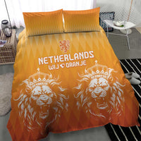 Netherlands 2024 Football Bedding Set Go Champions Oranje Lions LT05 - Wonder Print Shop