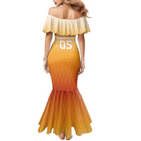 Custom Netherlands 2024 Football Mermaid Dress Go Champions Oranje Lions LT05 - Wonder Print Shop