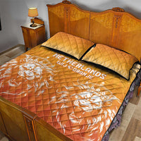Netherlands 2024 Football Quilt Bed Set Go Champions Oranje Lions LT05 - Wonder Print Shop