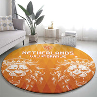 Netherlands 2024 Football Round Carpet Go Champions Oranje Lions