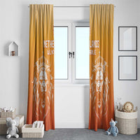 Netherlands 2024 Football Window Curtain Go Champions Oranje Lions LT05 - Wonder Print Shop