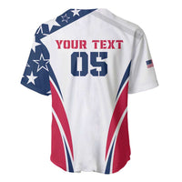 Custom USA Rugby 2024 Baseball Jersey Eagles Reigns Supreme White Version LT05 - Wonder Print Shop