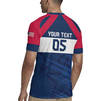 Custom USA Rugby 2024 Rugby Jersey Eagles Reigns Supreme Blue Version LT05 - Wonder Print Shop