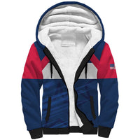 Custom USA Rugby 2024 Sherpa Hoodie Eagles Reigns Supreme Blue Version LT05 - Wonder Print Shop