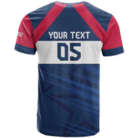 Custom USA Rugby 2024 T Shirt Eagles Reigns Supreme Blue Version LT05 - Wonder Print Shop