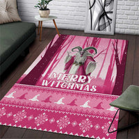 Christmas Naughty Witch Area Rug Merry Witchmas LT05 - Wonder Print Shop