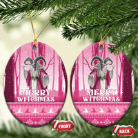Christmas Naughty Witch Ceramic Ornament Merry Witchmas LT05 - Wonder Print Shop