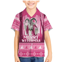 Christmas Naughty Witch Family Matching Mermaid Dress and Hawaiian Shirt Merry Witchmas LT05 - Wonder Print Shop