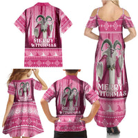 Christmas Naughty Witch Family Matching Summer Maxi Dress and Hawaiian Shirt Merry Witchmas LT05 - Wonder Print Shop