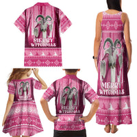 Christmas Naughty Witch Family Matching Tank Maxi Dress and Hawaiian Shirt Merry Witchmas LT05 - Wonder Print Shop