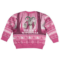 Christmas Naughty Witch Kid Ugly Christmas Sweater Merry Witchmas LT05 - Wonder Print Shop
