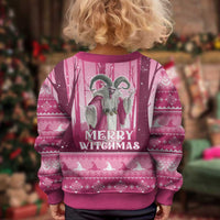 Christmas Naughty Witch Kid Ugly Christmas Sweater Merry Witchmas LT05 - Wonder Print Shop