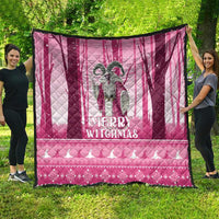 Christmas Naughty Witch Quilt Merry Witchmas LT05 - Wonder Print Shop