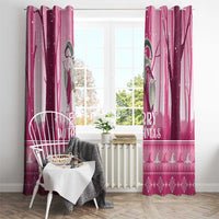 Christmas Naughty Witch Window Curtain Merry Witchmas LT05 - Wonder Print Shop