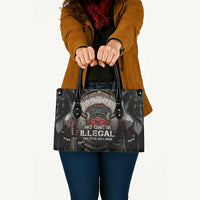 Native American Leather Bag No One Is Illegal On Stolen Land