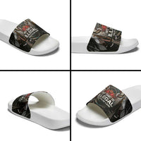 Native American Slide Sandals No One Is Illegal On Stolen Land