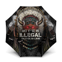 Native American Umbrella No One Is Illegal On Stolen Land