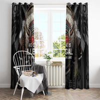 Native American Window Curtain No One Is Illegal On Stolen Land