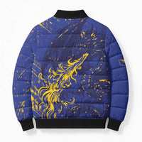 Bosnia And Herzegovina Bomber Puffer Jacket Fierce Dragon Heritage