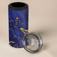 Bosnia And Herzegovina 4 in 1 Can Cooler Tumbler Fierce Dragon Heritage